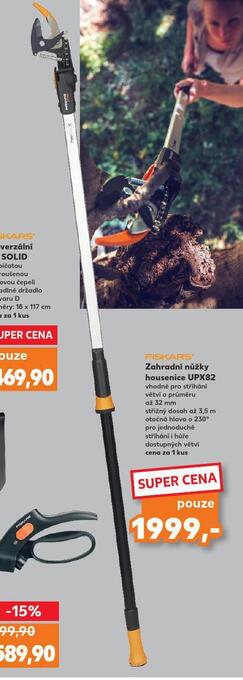 Kaufland Fiskars zahradní nůžky housnice nabídka