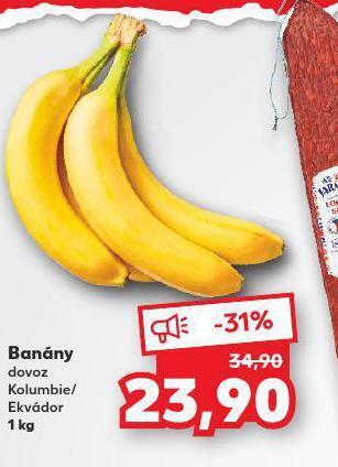 Kaufland Banány nabídka