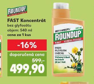 Kaufland Roundop fast koncentrát nabídka