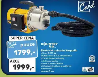 Kaufland Elektrické zahradní čerpadlo nabídka