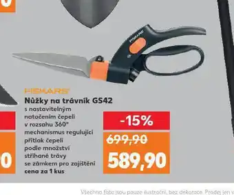 Kaufland Fiskars nůžky na trávník nabídka