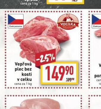 Billa Vepřová plec bez kosti nabídka