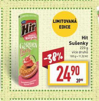 Billa Hit sušenky nabídka
