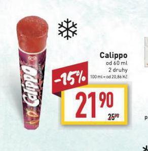 Billa Calippo nabídka