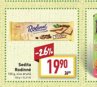 Billa Sedita rodinné nabídka