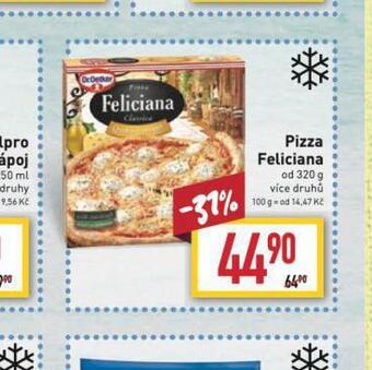 Billa Pizza feliciana nabídka