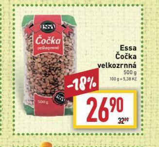 Billa Essa čočka velkozrnná nabídka