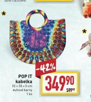 Pop it kabelka
