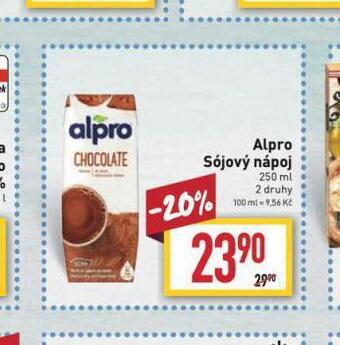 Billa Alpro sójový nápoj nabídka