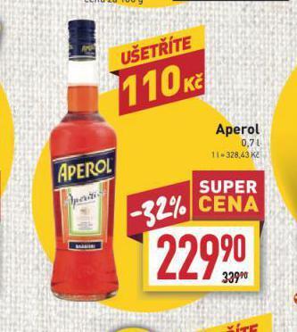 Billa Aperol nabídka