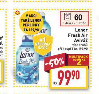 Billa Lenor fresh air aviváž nabídka