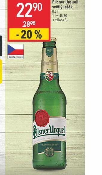 Globus Pivo pilsner urquell nabídka