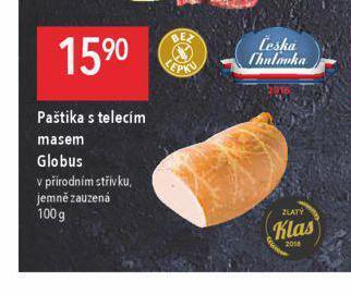 Globus Paštika s telecím masem nabídka