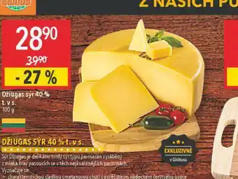 Globus Džiugas sýr 40% nabídka