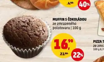 Muffin s čokoládou