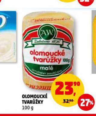 Penny Market Olomoucké tvarůžky nabídka