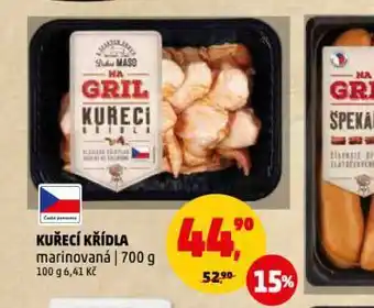 Penny Market Kuřecí křídla marinovaná nabídka