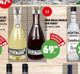 Penny Market Víno bella tavola san fabio nabídka