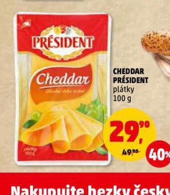 Penny Market Cheddar président nabídka