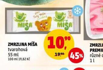 Penny Market Zmrzlina míša nabídka