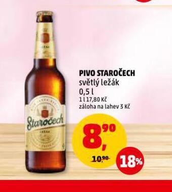 Penny Market Pivo staročech nabídka