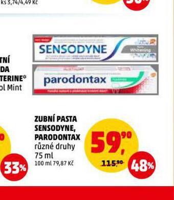 Penny Market Sensodyne zubní pasta nabídka