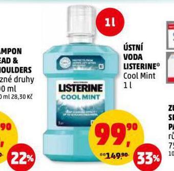 Penny Market Listerine ústní voda nabídka