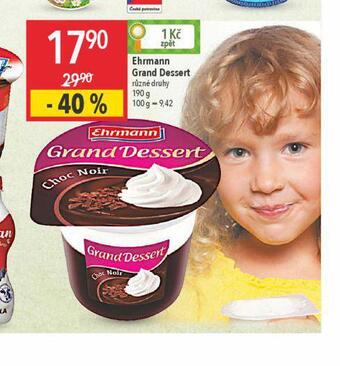 Globus Ehrmann grand dessert nabídka