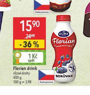 Globus Florian drink nabídka