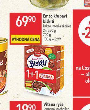 Emco křupaví biskiti