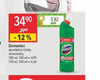 Globus Domestos dezinfekční čistič nabídka