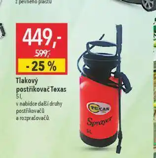 Globus Tlakový postřikovač texas nabídka