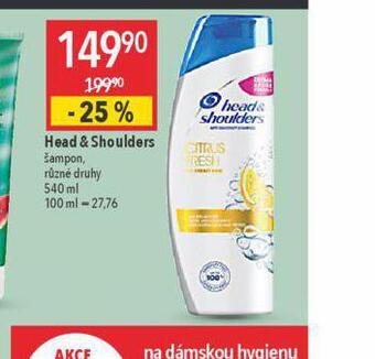 Globus Head&shoulders šampon nabídka