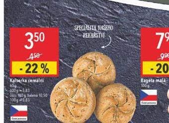 Globus Kaiserka cereální nabídka