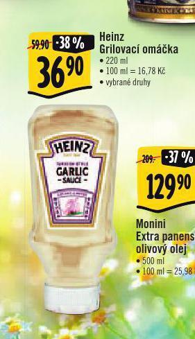 Albert Heinz grilovací omáčka nabídka