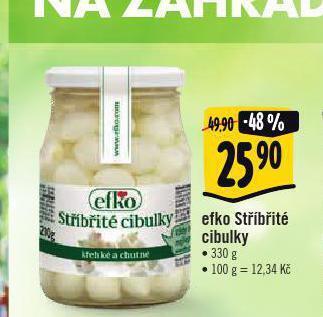 Albert Efko stříbřité cibulky nabídka