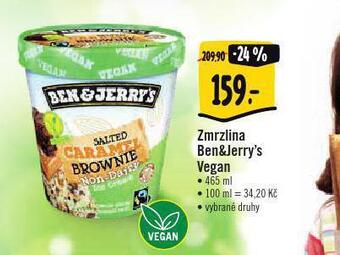 Albert Ben & jerry´s zmrzlina nabídka