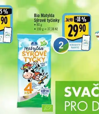 Albert Bio matylda sýrové tyčinky nabídka