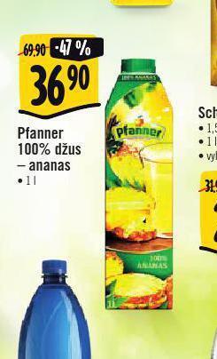 Albert Pfanner 100% džus ananas nabídka
