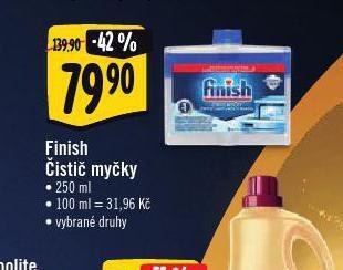 Albert Finish čistič myčky nabídka