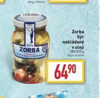 Billa Zorba sýr nakládaný v oleji nabídka