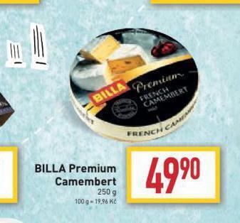 Billa Billa premium camembert nabídka