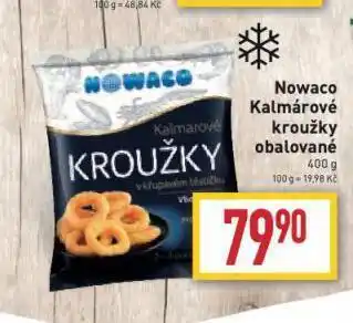 Billa Nowaco kalamárové kroužky obalované nabídka