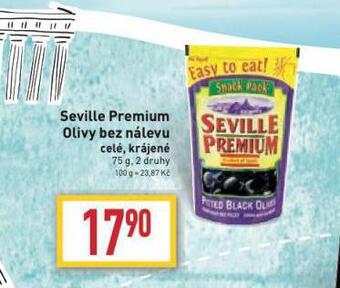 Billa Seville premium olivy bez nálevu nabídka