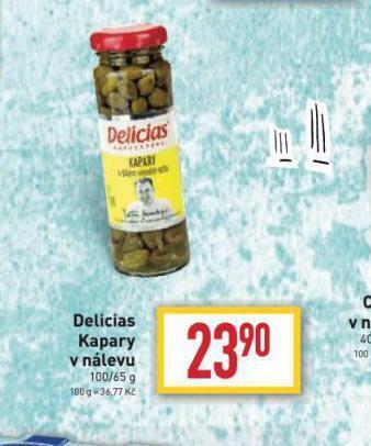 Billa Delicias kapary v nálevu nabídka