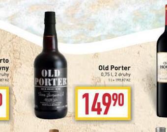 Billa Old porter nabídka