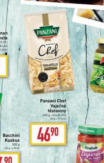 Billa Panzani chef vaječné těstoviny nabídka