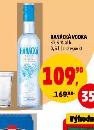 Penny Market Hanácká vodka nabídka