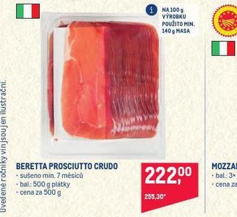 Makro Beretta prosciutto crudo nabídka