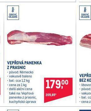 Makro Vepřová panenka z prasnic nabídka